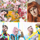 Clockwise from left: Lil Nas X (Screenshot/YouTube), Ohtis (Photo: Andrew Remdenok), Marisa Dabice of Mannequin Pussy (Screenshot/YouTube), St. Vincent (Photo: Getty Images), The Foxies (Photo: Chance Edwards)